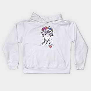 Leslie the pretty flower Kids Hoodie